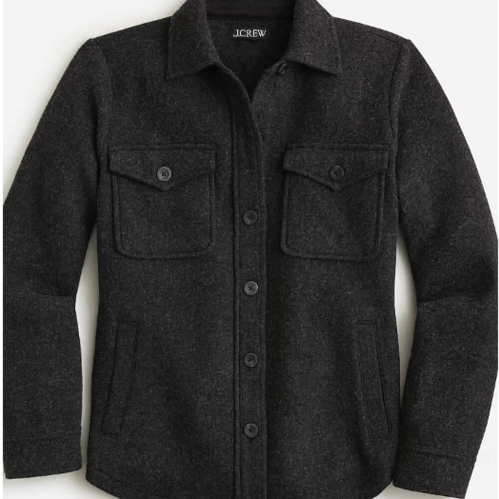 J Crew Wool Shirt-jacket